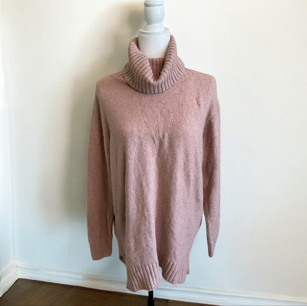 BP Blush Cowl Neck Tunic Sweater